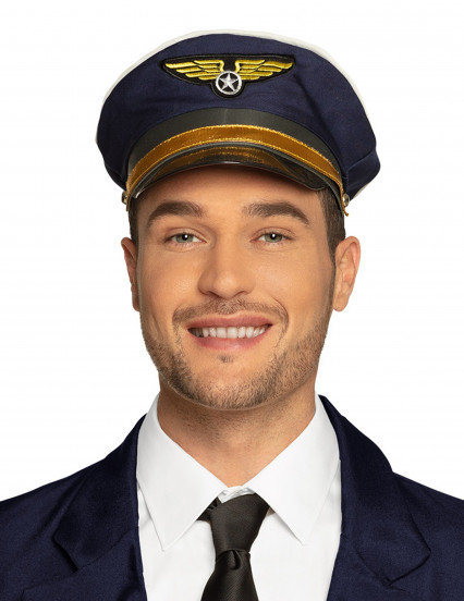 Gorra de auxiliar de vuelo para adulto 1