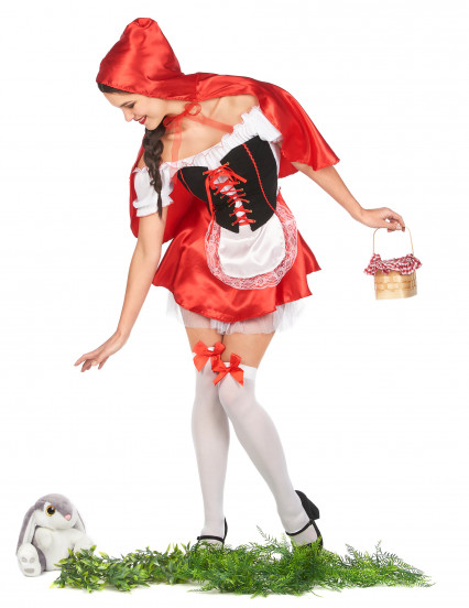 Disfraz de Caperucita roja corset para mujer 3