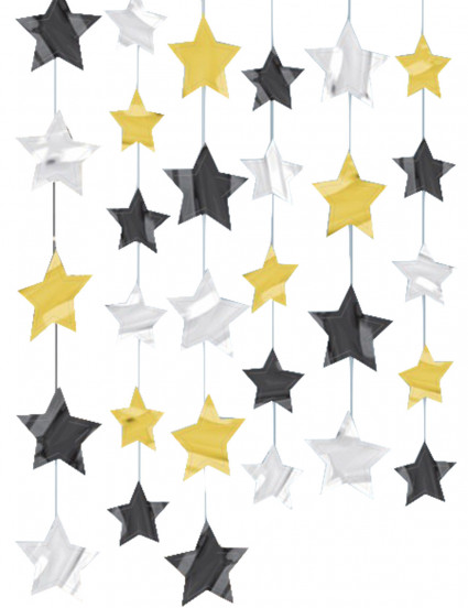 Cadenas de estrellas decorativas para colgar 1