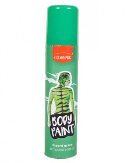 Spray para cabello y cuerpo de color verde 1