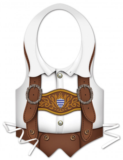 Delantal de plástico hombre bávaro Oktoberfest 1