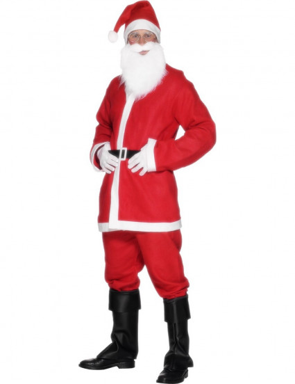 Disfraz Papa Noel con barba 1