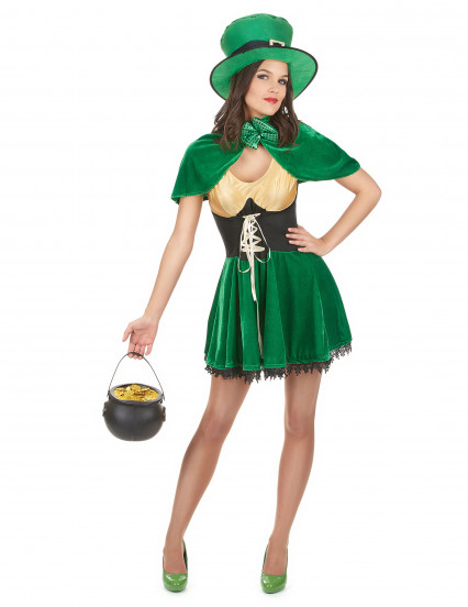 Disfraz duende San Patricio mujer 1