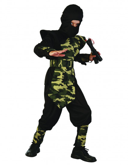 Disfraz ninja militar para niño 1