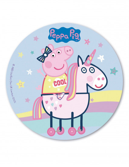 Disco oblea 20 cm Peppa Pig™ 1