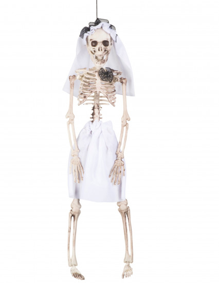 Decoración para colgar novia esqueleto 40 cm Halloween 1