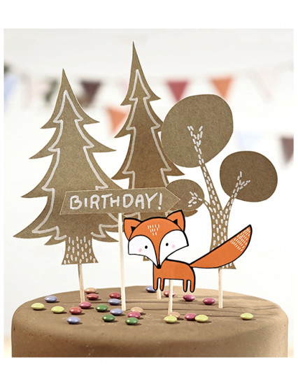 5 Decoraciones para torta de bosque 2