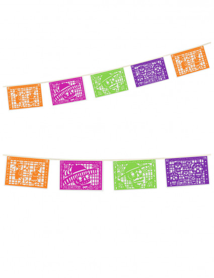 Guirnalda Papel picado Día de los muertos 360 x 20 cm 1