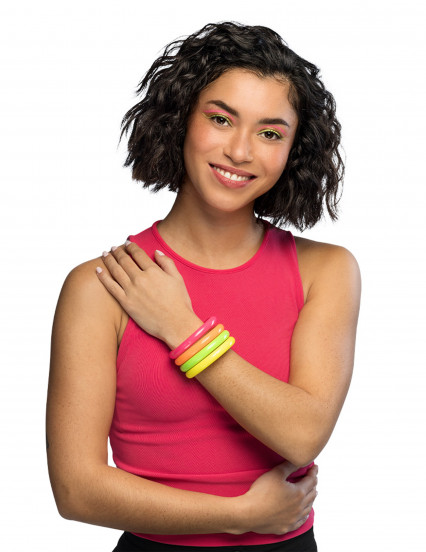 4 Pulseras multicolores 2