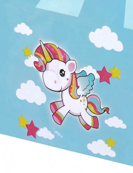 Mantel unicornio 180x130cm 2