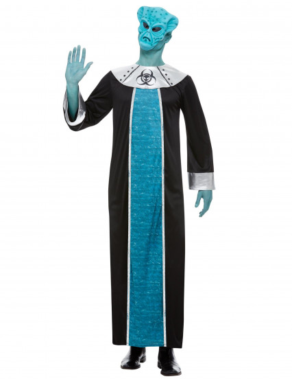 Disfraz alien azul hombre 1
