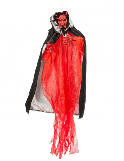 Decoración demonio animada y luminosa 190 cm 1