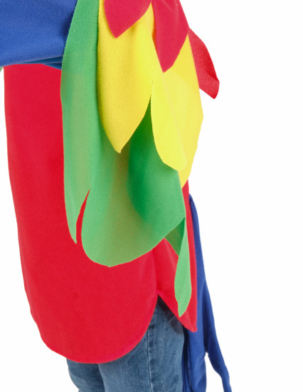 Disfraz infantil de loro multicolor 8