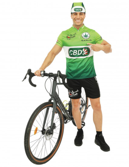 Disfraz de Ciclista CBD Verde para Hombre 1